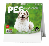 Kalendář stolní MINI Pes, věrný přítel / BSL7