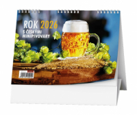 Kalendář stolní obrázkový Rok s českými pivovary / BSE10