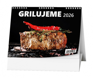 Kalendář stolní obrázkový Grilujeme / BSD12