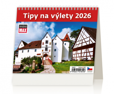 Kalendář stolní MINI Tipy na výlety / SM04