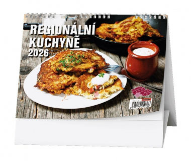 Kalendář stolní obrázkový Regionální kuchyně / BSD14