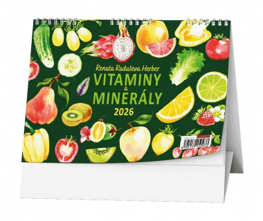 Kalendář stolní obrázkový Vitamíny a minerály / BSF10