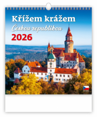 Kalendář nástěnný Křížem krážem ČR / N173