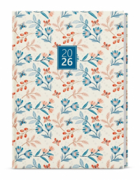 Diář LAMINO - B6 / denní / motýli