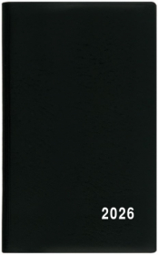 Diář kapesní PVC - čtrnáctidenní / černá