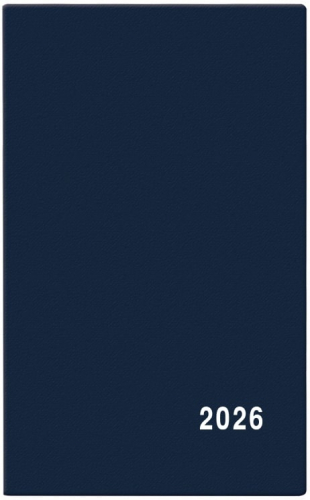 Diář kapesní PVC - čtrnáctidenní / modrá