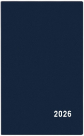 Diář kapesní PVC - čtrnáctidenní / modrá