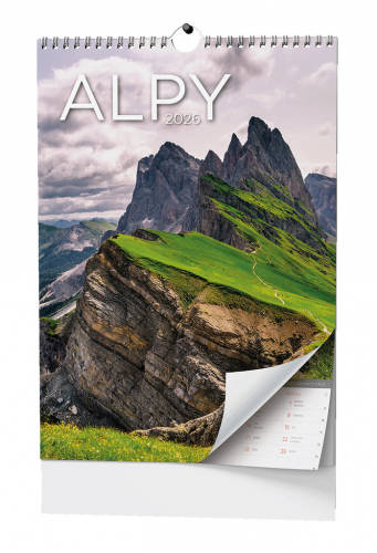 Kalendář nástěnný Alpy / BNF8