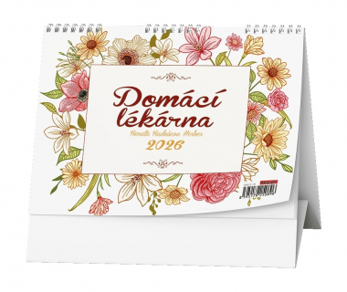 Kalendář stolní obrázkový Domácí lékárna / BSE8