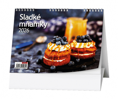 Kalendář stolní obrázkový Sladké mňamky / BSD11