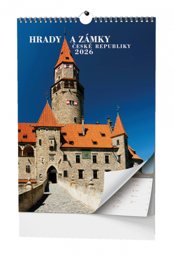 Kalendář nástěnný Hrady a zámky ČR / BNS1