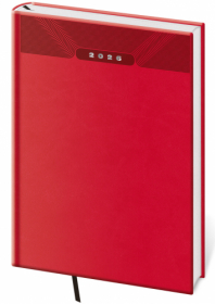 Diář PRINT CLASSIC - A5 / týdenní / červená