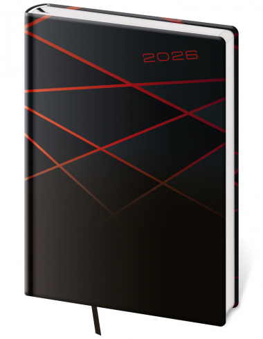 Diář VARIO - A5 / týdenní / black