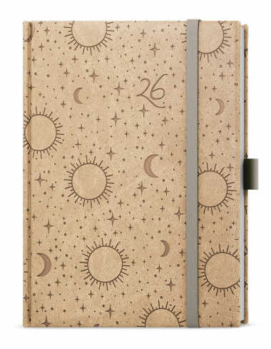 Diář VIVELA EXTRA - B6 / denní / hvězdy