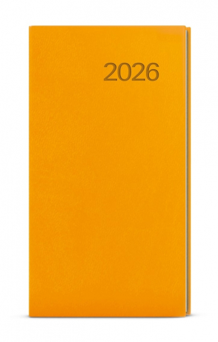 Diář VIVELLA - týdenní kapesní / okrová