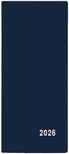 Diář kapesní PVC - měsíční / modrá