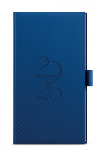 Diář DENY - týdenní kapesní / modrá