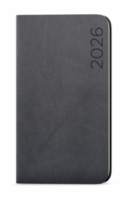 Diář NUBA - týdenní kapesní / šedá