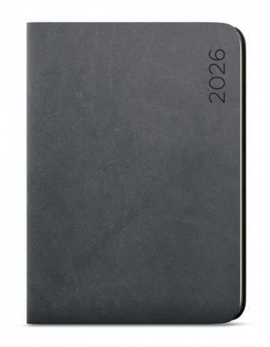 Diář NUBA - A5 / týdenní / šedá