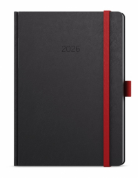 Diář NORA - A5 / týdenní / červená