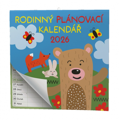 Kalendář nástěnný poznámkový - Rodinný plánovací / BNL10