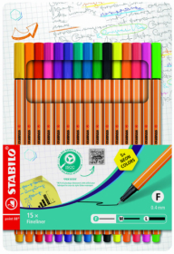 Liner STABILO® point 88 - sada 15 ks