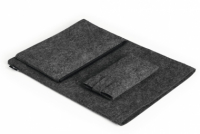 Obal na notebook vícedílný MultiBag Effect - antracitová / 16,4"