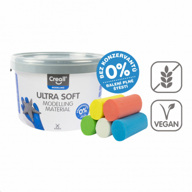 Modelovací hmota Creall Ultra soft - 5 x 220 g / mix barev