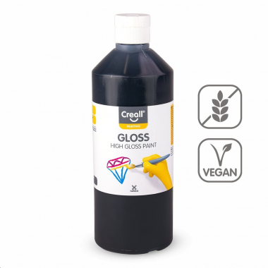 Barva s vysokým leskem Creall Gloss - 500 ml / černá