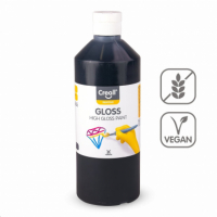 Barva s vysokým leskem Creall Gloss - 500 ml / černá