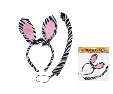 Maska set 2 ks - zebra