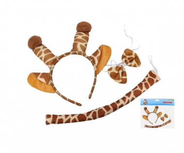 Maska set 3 ks - žirafa