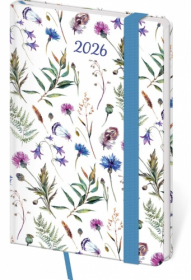 Diář VARIO - týdenní kapesní / Wildflowers