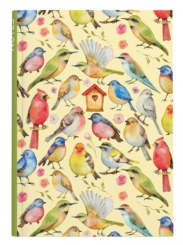 Kniha záznamní A5 - linka / 100 l / ptáčci