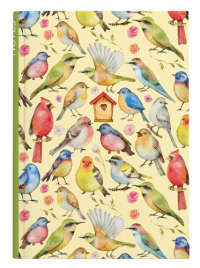 Kniha záznamní A5 - linka / 100 l / ptáčci