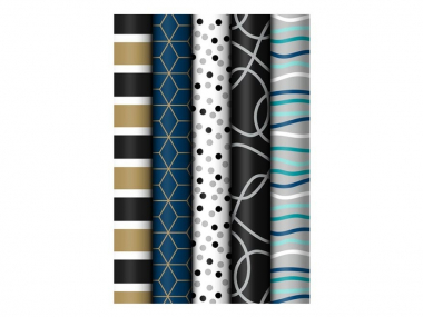 Dárkový balicí papír - 70 x 200 cm / mix