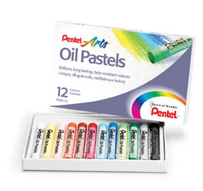 Pastely olejové Pentel Artist / 12 barev