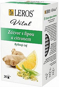 LEROS VITAL Zázvor s lípou a citronem