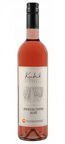 Svatomartinské Zweigeltrebe Rose 0.75l Kubík