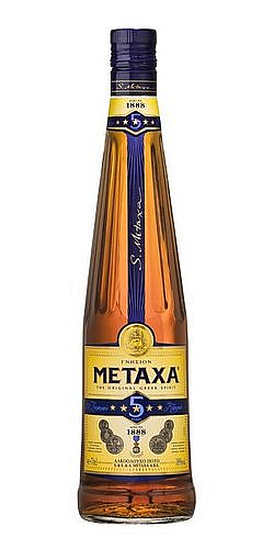 LITR Brandy Metaxa 5* holá lahev  38%1.00l