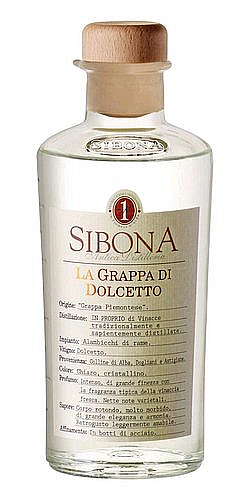 Grappa Sibona di Dolcetto  40%0.50l