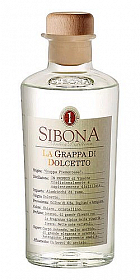Grappa Sibona di Dolcetto Bianca holá lahev  40%0.50l