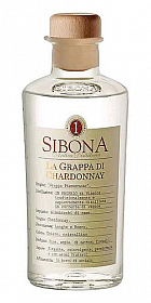 Grappa Sibona di Chardonnay  40%0.50l