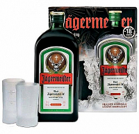 Likér Jagermeister + 2sklo     GB 35%0.70l