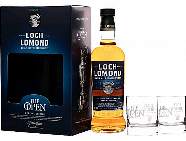 Whisky Loch Lomond Open 2022 BLUE + 2sklo gB 46%0.70l