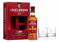 Whisky Loch Lomond 12y Perfectly balanced + 2glass  gB 46%0.70l