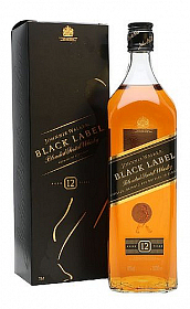 LITR Whisky J.Walker Black label v krabičce  40%1.00l