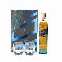 Whisky J.Walker Blue + 2sklo  GB 40%0.70l