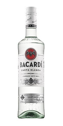 LITR Rum Bacardi Carta blanca  37.5%1.00l