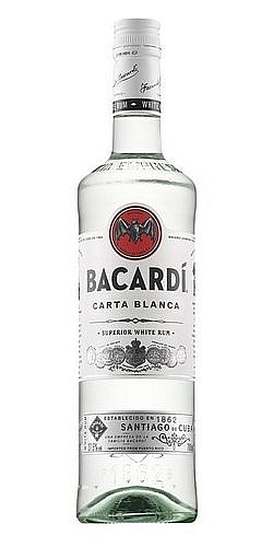 Rum Bacardi Carta blanca  37.5%0.70l
